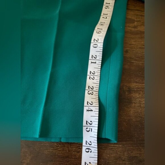 J.Crew Collection Women Green Casual ankle pleated front chino Pants NEW NWT 4 - Picture 12 of 13